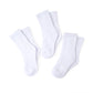 Medias Crew Blancas GimboKids – Pack de 3 Pares